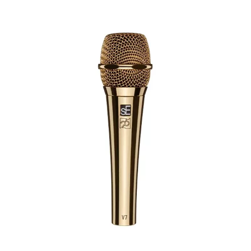 sE Electronics V7 G-25AE micrófono dinámico, dorado (edición especial 25 aniversario)