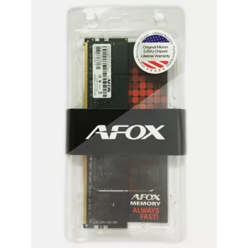 AFOX DDR4 8G 2666MHZ MICRON CHIP RANK1 AFLD48FH1P
