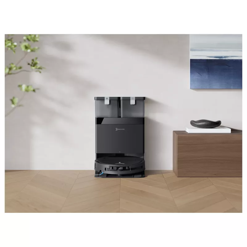 ECOVACS DEEBOT T50 OMNI Gen3 robot aspirador y fregasuelos, negro, 8000 Pa de succión, estación de autovaciado