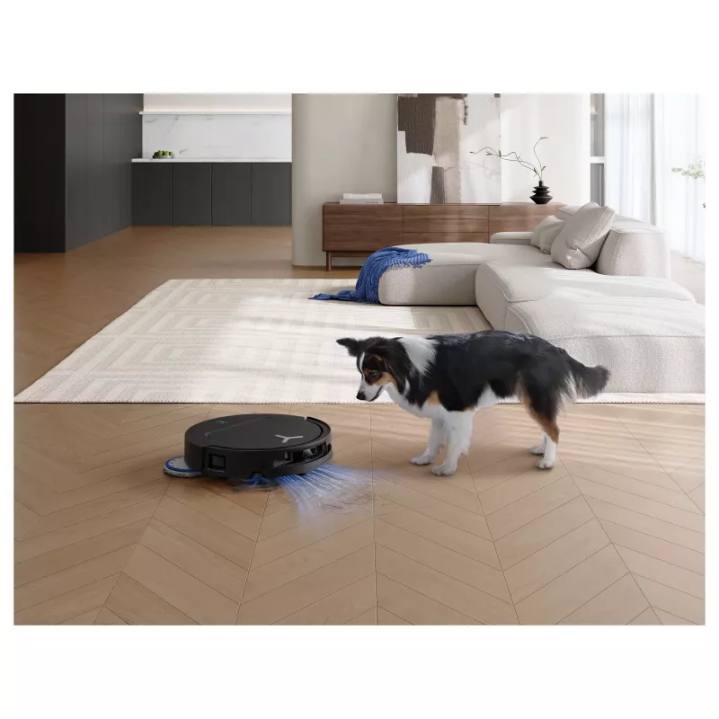 ECOVACS DEEBOT T50 OMNI Gen3 robot aspirador y fregasuelos, negro, 8000 Pa de succión, estación de autovaciado