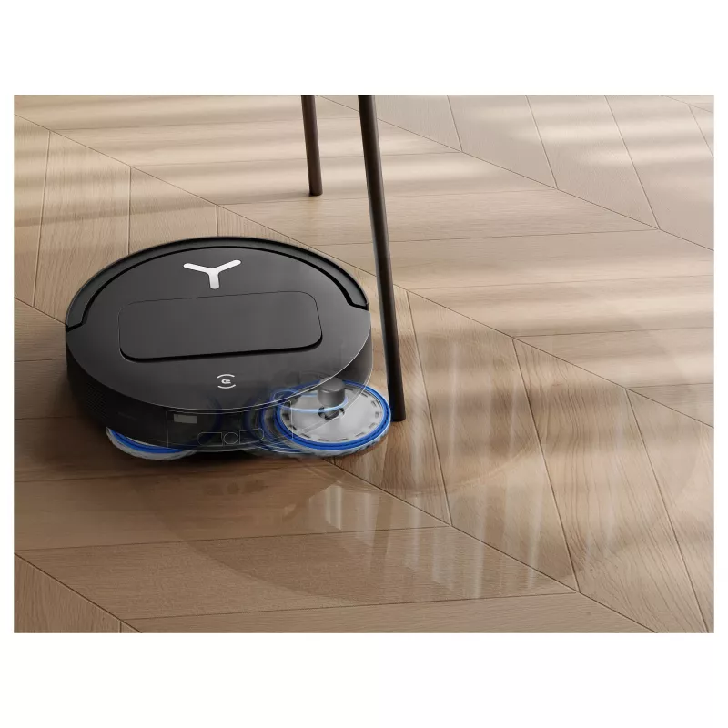 ECOVACS DEEBOT T50 OMNI Gen3 robot aspirador y fregasuelos, negro, 8000 Pa de succión, estación de autovaciado