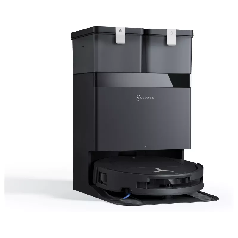 ECOVACS DEEBOT T50 OMNI Gen3 robot aspirador y fregasuelos, negro, 8000 Pa de succión, estación de autovaciado