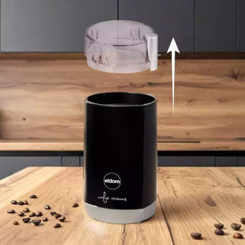 ELDOM MK40 molinillo de café negro 150W molinillo de cuchillas