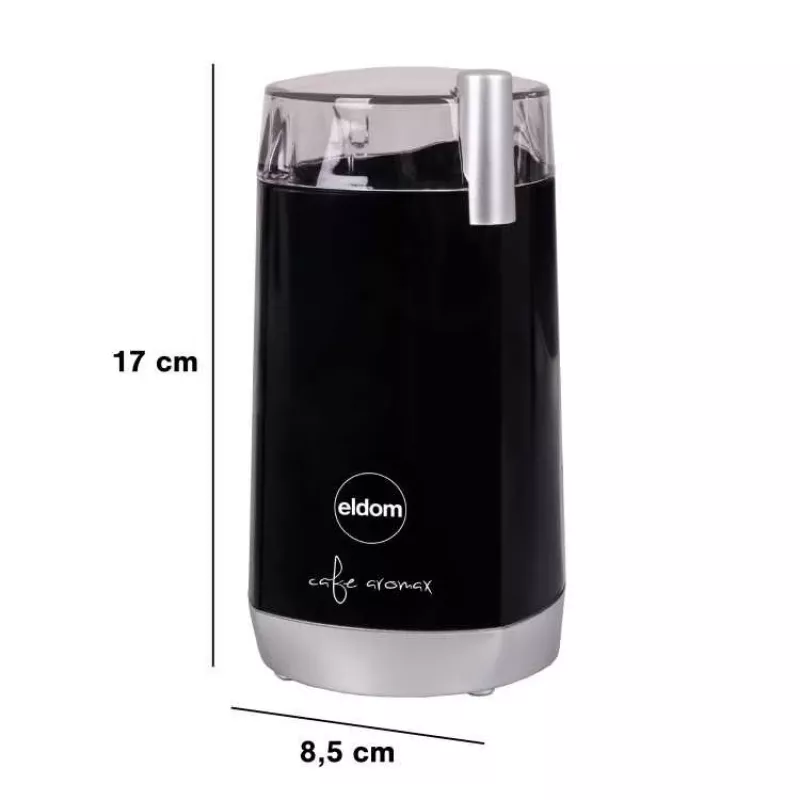 ELDOM MK40 molinillo de café negro 150W molinillo de cuchillas