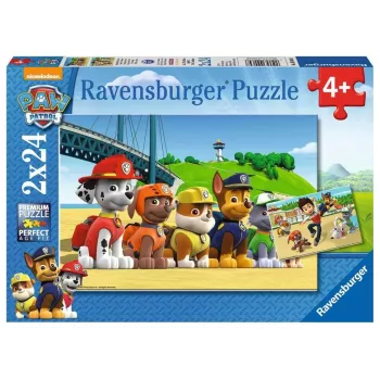 Ravensburger puzzle 2x24 piezas Team Paw Patrol