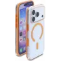 Delock Funda protectora para iPhone 17 Pro compatible con MagSafe Transparente-Naranja (81642)