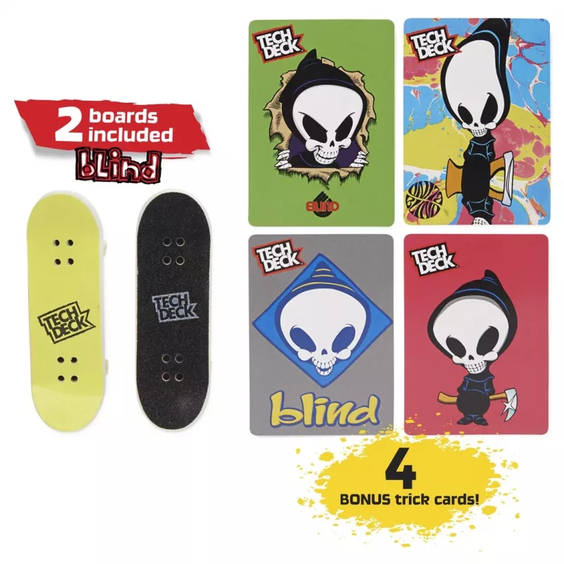 SPINMASTER Tech Deck Ramp X-Connect Neon Mega Park con fingerboard