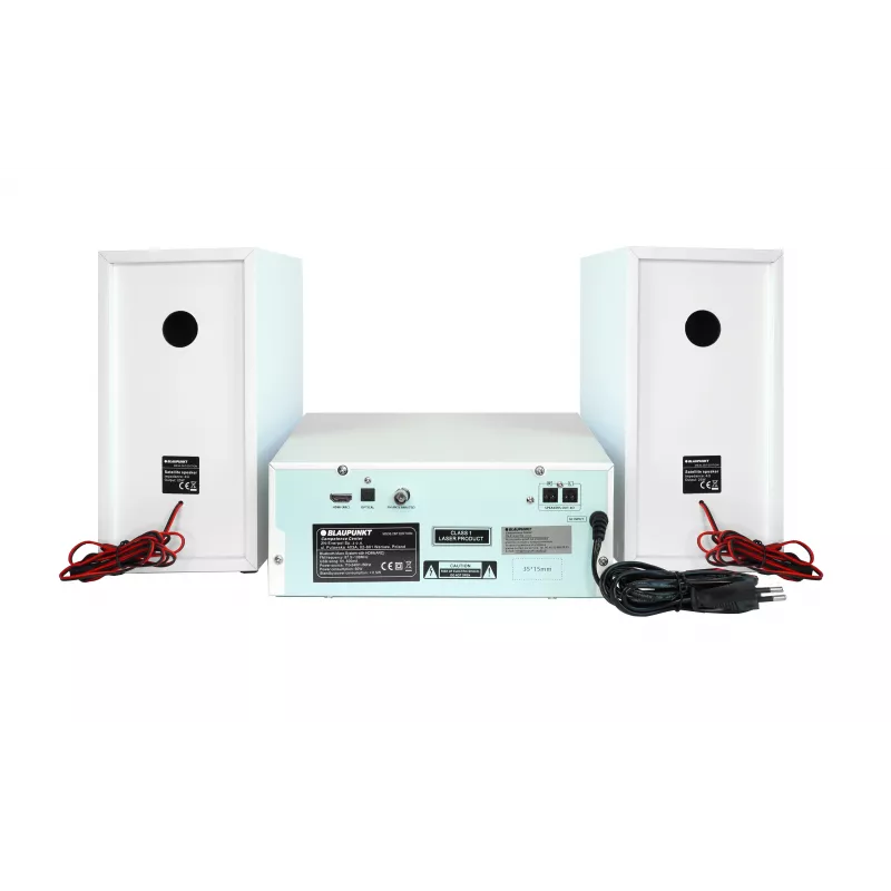 Blaupunkt MS30.2BT Edition microsistema con Bluetooth, CD, USB, HDMI ARC, radio FM, 2x25W RMS, negro