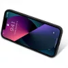 NEVOX StyleShell Shock Funda para iPhone 16, Negra, compatible con MagSafe