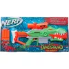 HASBRO Nerf DinoSquad Rex-Rampage Bláster de dardos motorizado - Verde/Naranja
