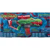 HASBRO Nerf DinoSquad Rex-Rampage Bláster de dardos motorizado - Verde/Naranja
