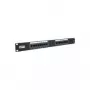 TRENDnet Panel de parcheo - CAT 6 - 48 puertos - montaje en rack 2U - no apantallado - Negro