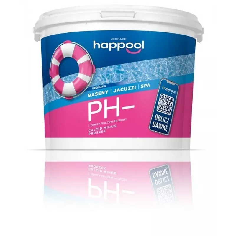 Acrylmed CALCID MINUS Polvo para reducir el pH del agua, 3 kg