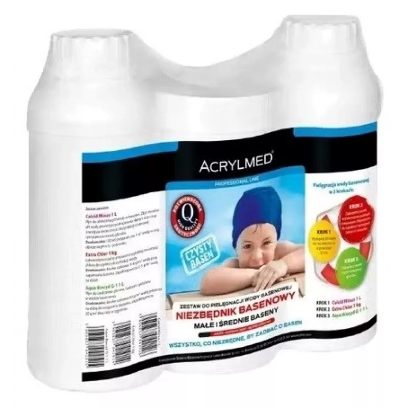 Acrylmed Water Care Kit - 3 x 250 ml Set de cuidado del agua para acuarios