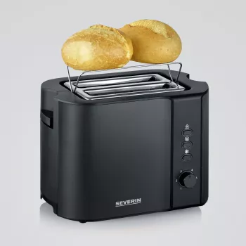 Severin AT 9552 Tostadora 2 ranuras Negra 800 W
