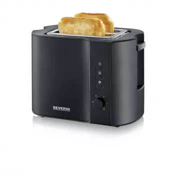 Severin AT 9552 Tostadora 2 ranuras Negra 800 W