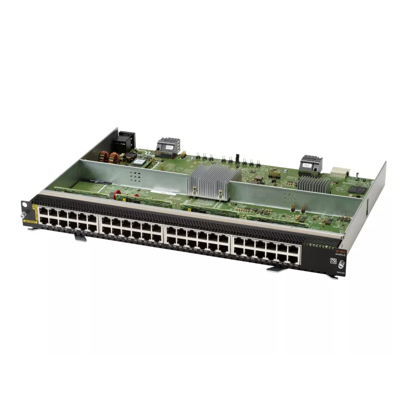HP ENTERPRISE HPE Aruba Networking 6400 Módulo de 48 puertos 1GbE Clase 4 PoE v2 - Módulo de switch - L3 - 48 x 10/100/1000 (PoE)