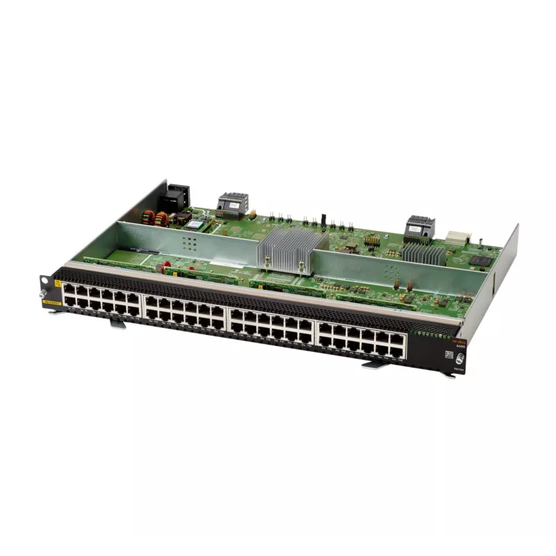 HP ENTERPRISE HPE Aruba Networking 6400 Módulo de 48 puertos 1GbE Clase 4 PoE v2 - Módulo de switch - L3 - 48 x 10/100/1000 (PoE)