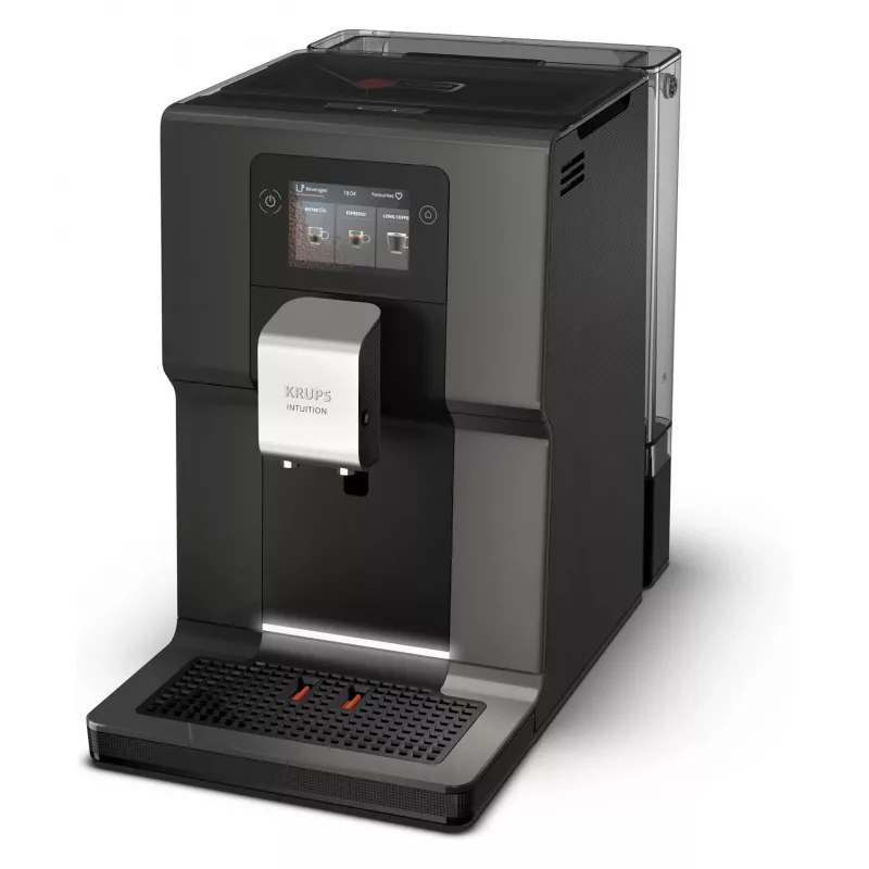 KRUPS Intuition Preference EA872B10 Cafetera superautomática con preparador de capuchino, 15 bar, Negra