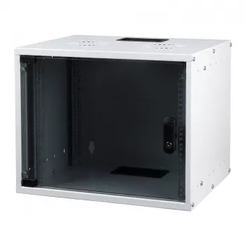 EFB Elektronik BASIC armario de red mural de 19 pulgadas 6U, 450mm de profundidad, Flat Pack, blanco (RAL 9010)