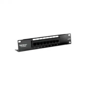 TRENDnet TC-P08C6 Panel de parcheo Cat6 no apantallado - 8 puertos montaje en pared