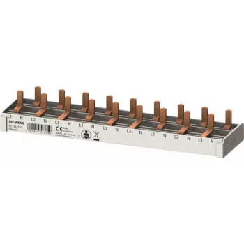 Siemens SENTRON 5ST3673-7 Barra de conexión compacta de pines 10 mm² 9 TE 1 polo 63 A gris