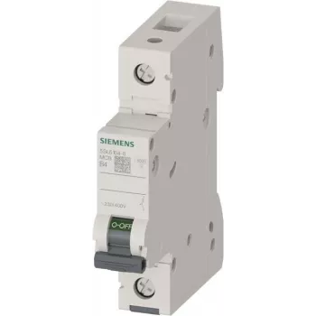 Siemens 5SL6104-6 Interruptor automático magnetotérmico 230/400V 6kA 1 polo B 4A