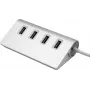 Exsys Hub USB 3.2 Gen 1 de 4 puertos con cable de 30cm - negro