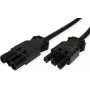 Bachmann cable espiral H05VV-F 3G1,5mm² 0,3m negro ISV