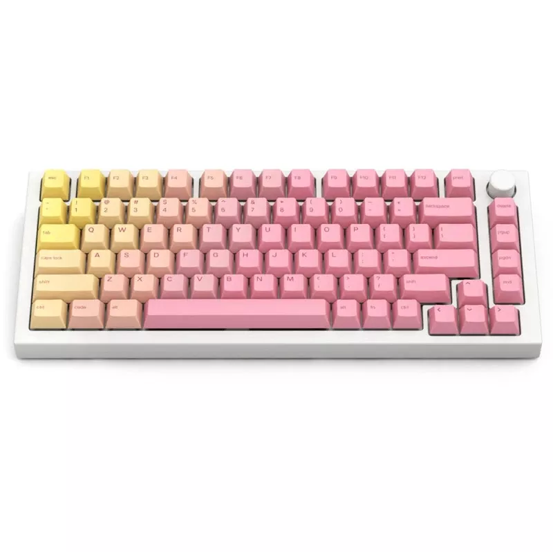 Glorious GPBT Keycaps - Pink Grapefruit (114 teclas, perfil Cherry, PBT, Dye-Sublimated)