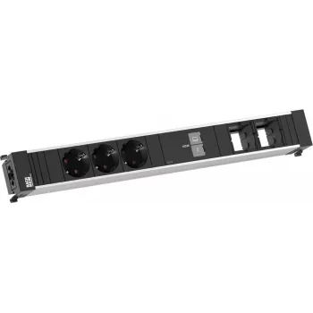 Bachmann Conference XL 3x CEE 7/3 2x CM 1x USB-C/C 100W negro