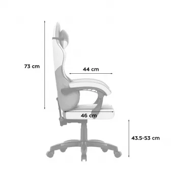 Huzaro Force 2.7 Grey silla gaming