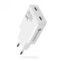 EVERACTIVE Cargador GaN 45W USB-C QC3.0 SC-465Q Blanco