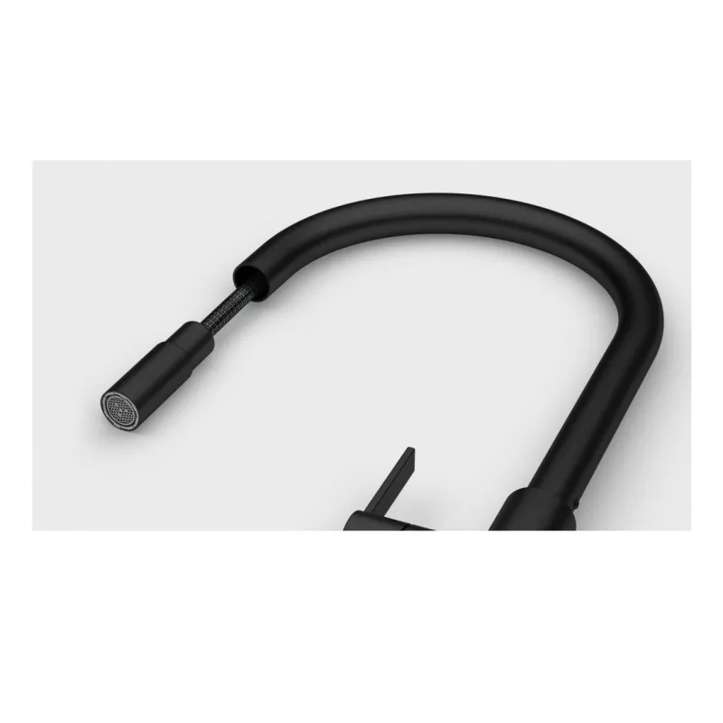 Franke Maris Slim J Grifo de cocina extraíble, Negro mate