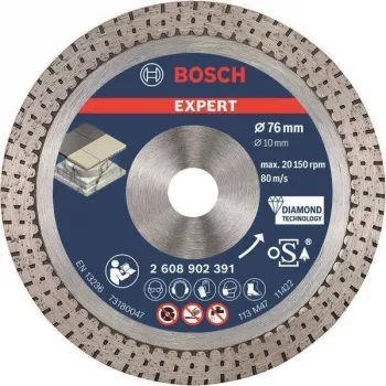 Bosch Expert for HardCeramic disco de corte diamantado 76x22,23x1,9x10 mm 1 unidad