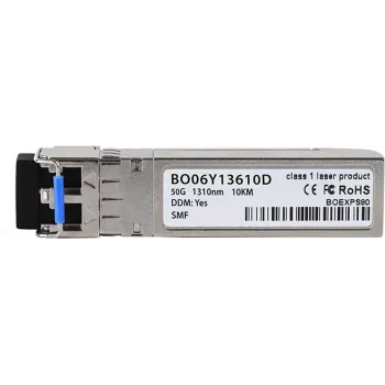BlueOptics transceptor SFP56 50GBASE-LR 10KM LC Duplex fibra monomodo 1310nm DDM