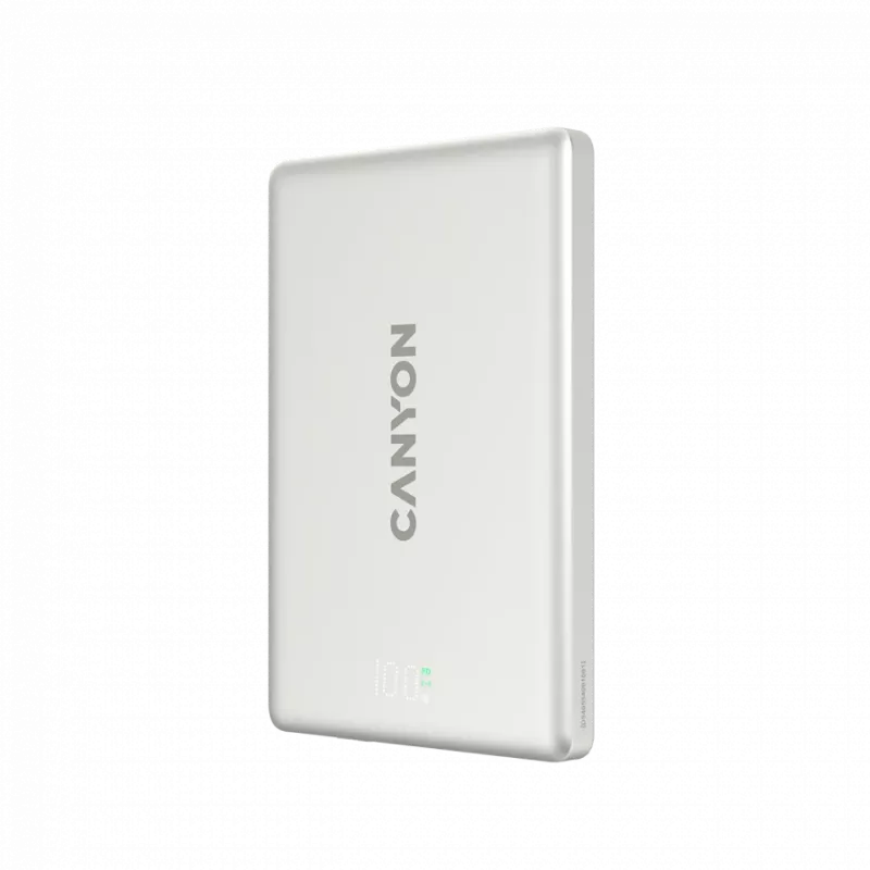 CANYON OnPower 500 PD20W Batería externa magnética 5000mAh Aluminio Star Grey