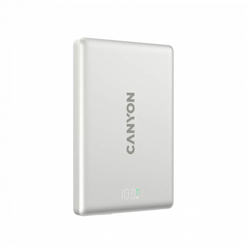 CANYON OnPower 500 PD20W Batería externa magnética 5000mAh Aluminio Star Grey