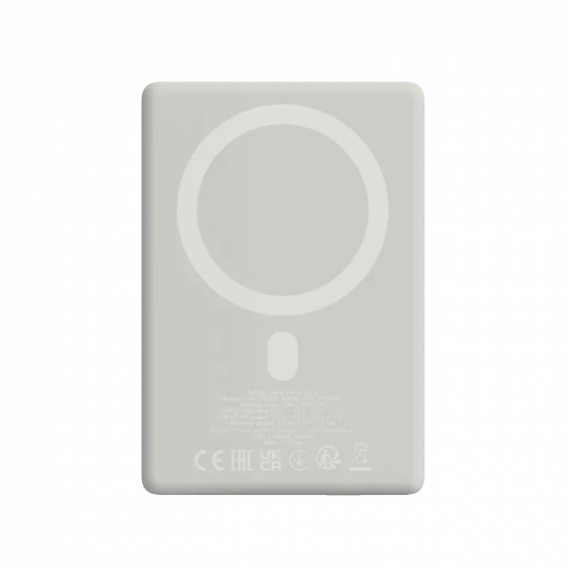 CANYON OnPower 500 PD20W Batería externa magnética 5000mAh Aluminio Star Grey