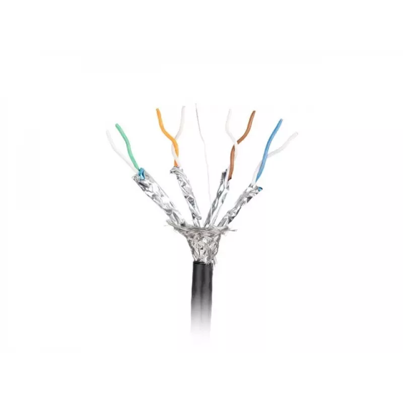 LANBERG Cable de red Cat.6a SFTP para exterior 305m Negro