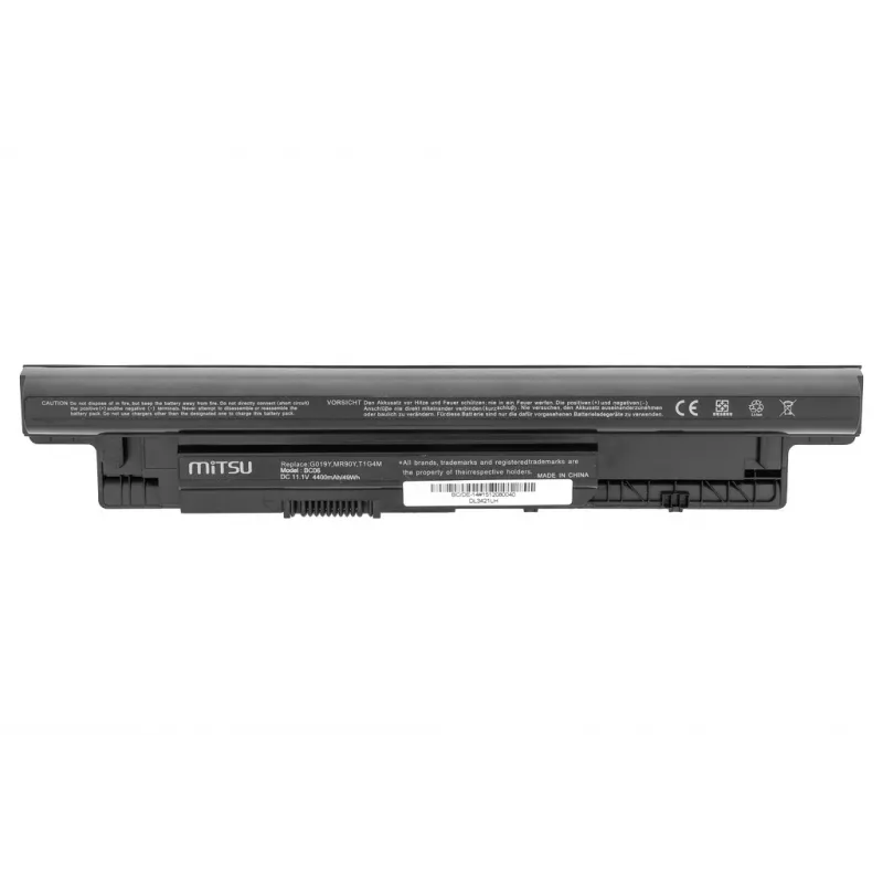 MITSU Batería para Dell Inspiron 14, 15, 17 4400 mAh (49 Wh) 10,8 - 11,1 Voltios - Negro