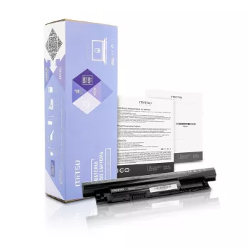 MITSU Batería para Dell Inspiron 14, 15, 17 4400 mAh (49 Wh) 10,8 - 11,1 Voltios - Negro
