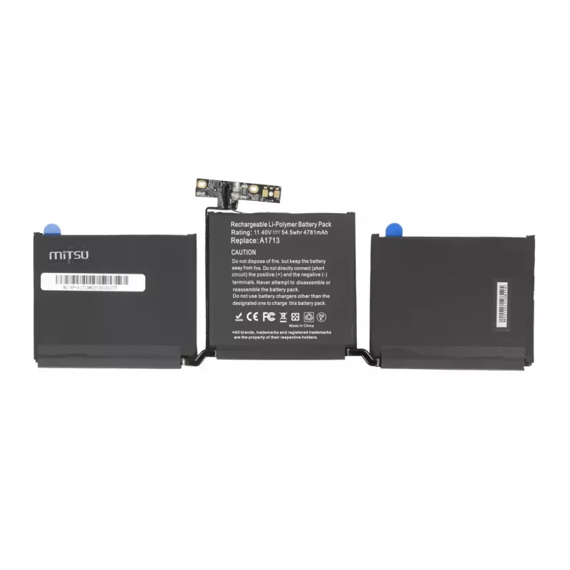 MITSU Batería Apple MacBook Air A1713 PRO13 A1708