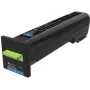 Lexmark 72K20CE Cartucho de tóner original cian de alto rendimiento para CS820, CX825, CX860
