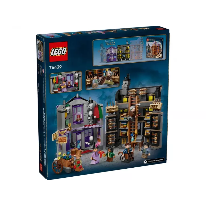 LEGO Harry Potter 76439 Ollivanders & Madam Malkin's Robes Set de construcción (744 piezas)