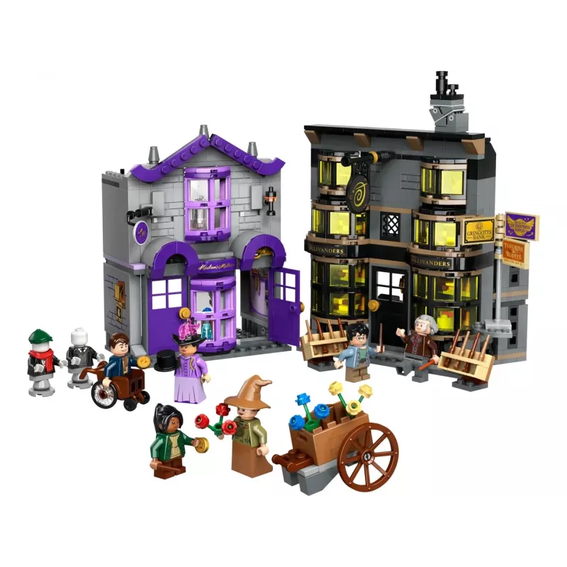 LEGO Harry Potter 76439 Ollivanders & Madam Malkin's Robes Set de construcción (744 piezas)