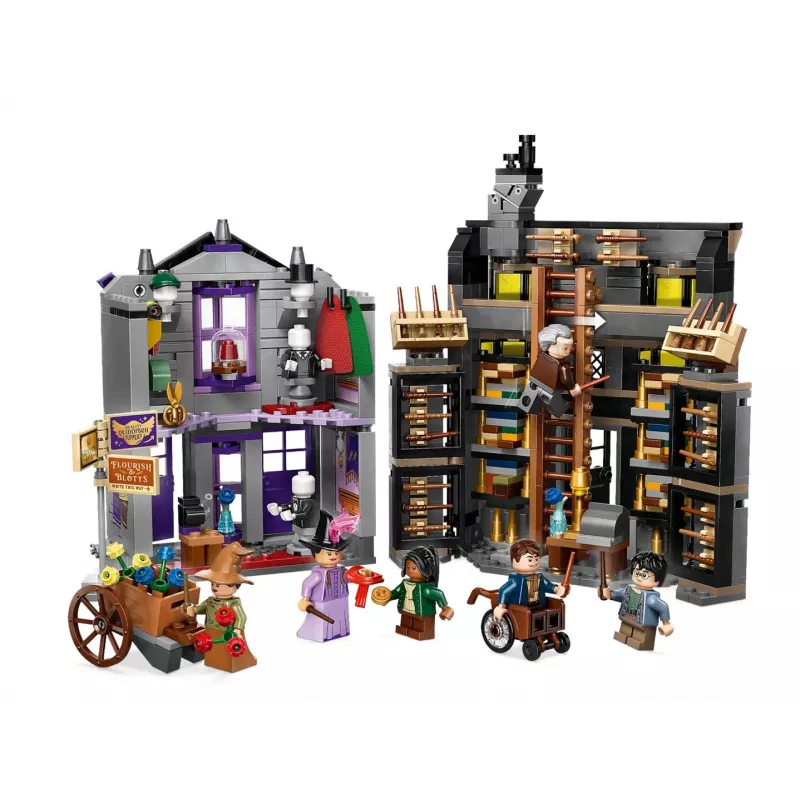 LEGO Harry Potter 76439 Ollivanders & Madam Malkin's Robes Set de construcción (744 piezas)