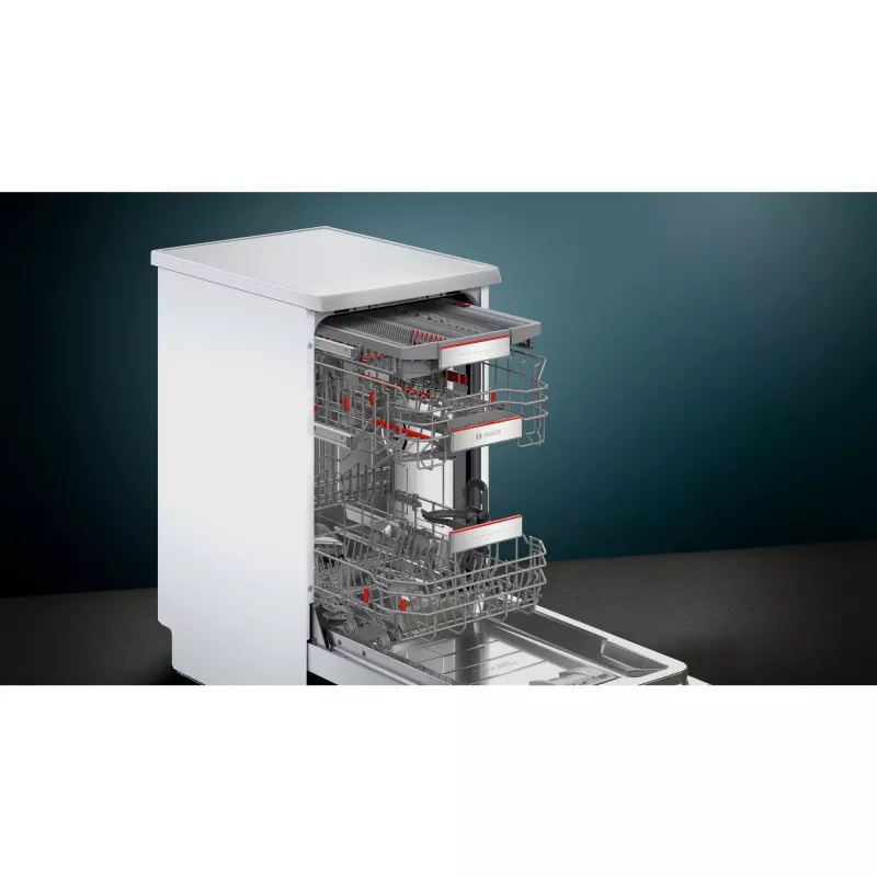 Bosch Serie 6 SPS6YMI14E Lavavajillas independiente, 10 cubiertos, 45 cm, Acero inoxidable, Home Connect