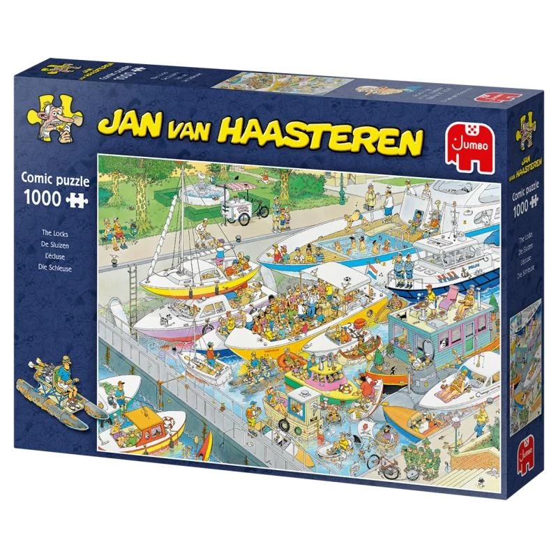 JUMBO SPIELE Jan van Haasteren The Locks Puzzle de 1000 piezas