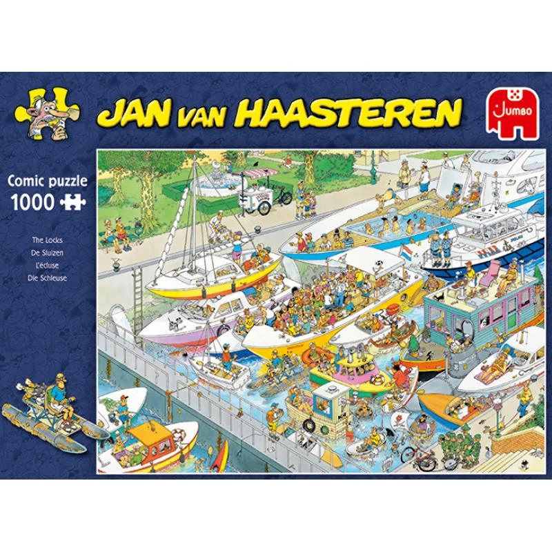 JUMBO SPIELE Jan van Haasteren The Locks Puzzle de 1000 piezas